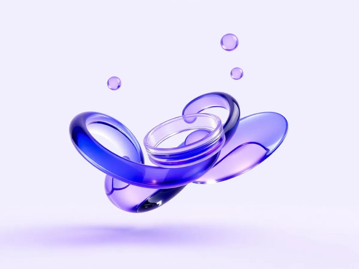 Abstract glass illustration representing Skilzon's mission